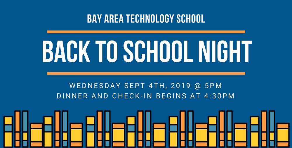 Back to School Night is Sept 4th!
