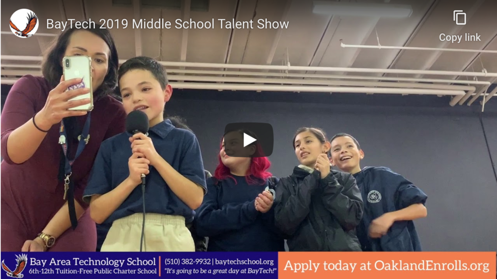 Check out our BayTech Talent Shows!
