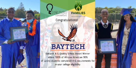 BayTech Recognized for UC A-G Graduation Requirements being met by their High School Graduates