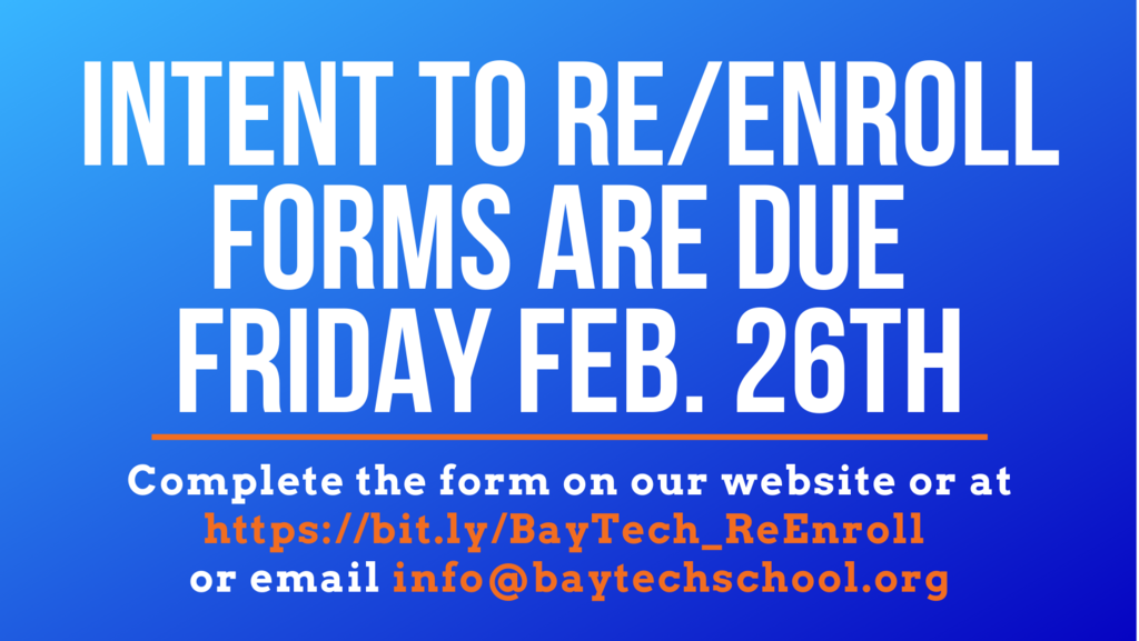 Intent to Re/Enroll
