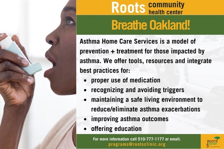 ROOTS free asthma appointments 