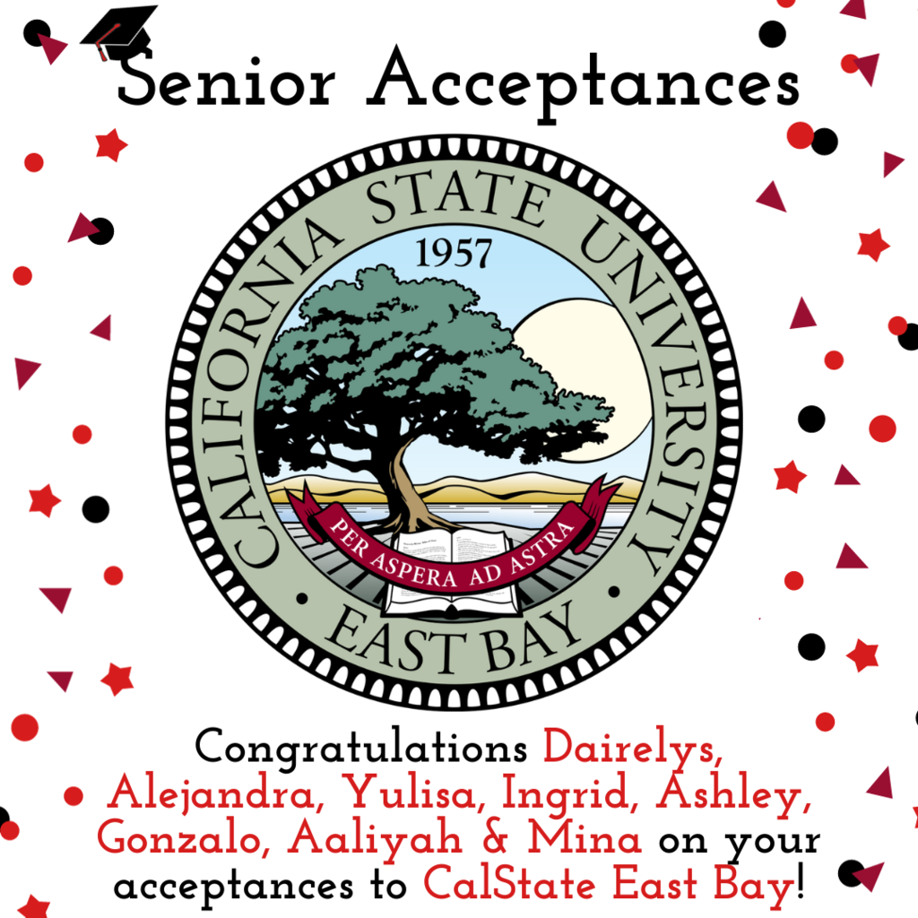 Cal State East Bay Acceptances